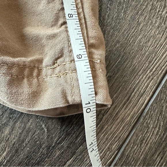 Carhartt Men’s size 50 shorts with tool pockets tan and grey lot of 2 pairs - Picture 5 of 8